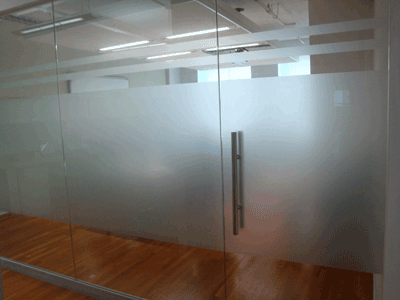 Frosted Privacy Vinyl Film For Windows & Office Doors